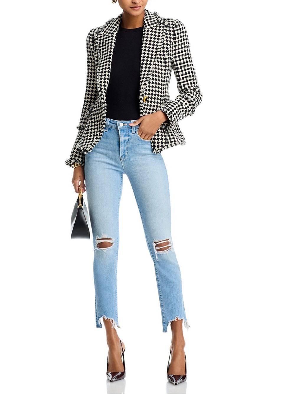 🆕 L'AGENCE High Line High Rise Skinny Jeans in Rosedale Destruct